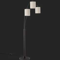 Outlet 3 Linen Shade Floor Lamp Floor Lamps