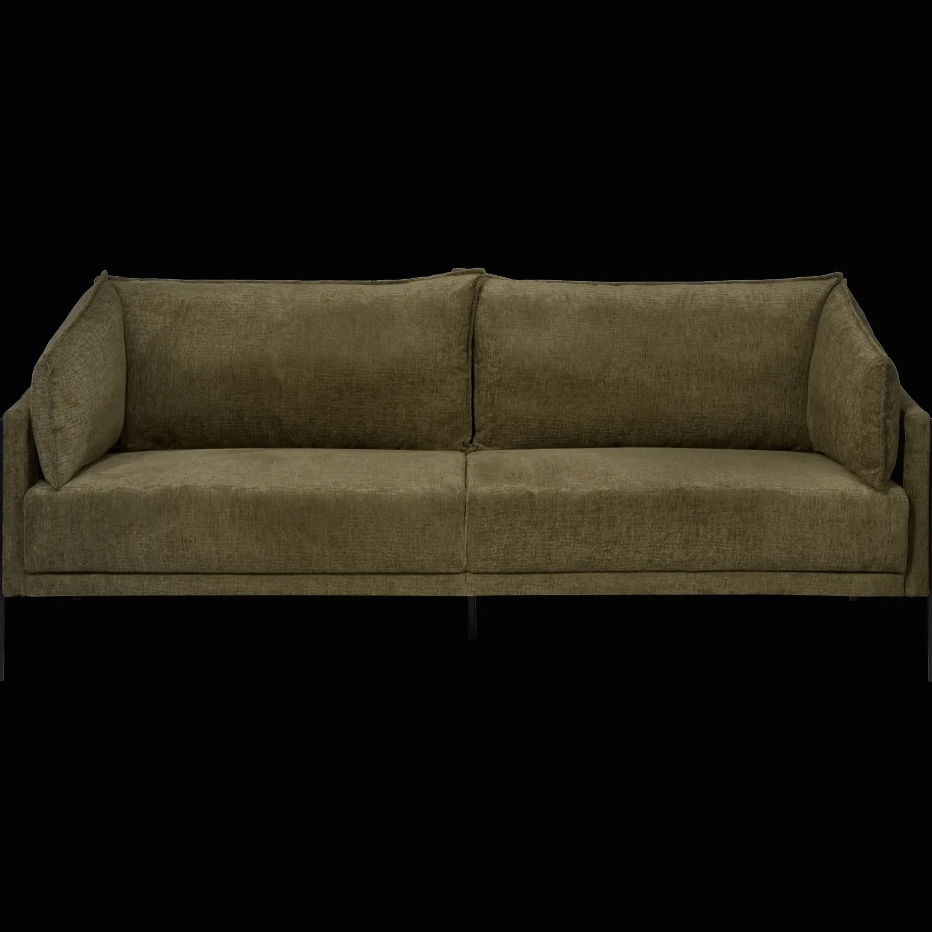 New 3 Seat Green Sofa Accent Chairs & Sofas|Accent Chairs