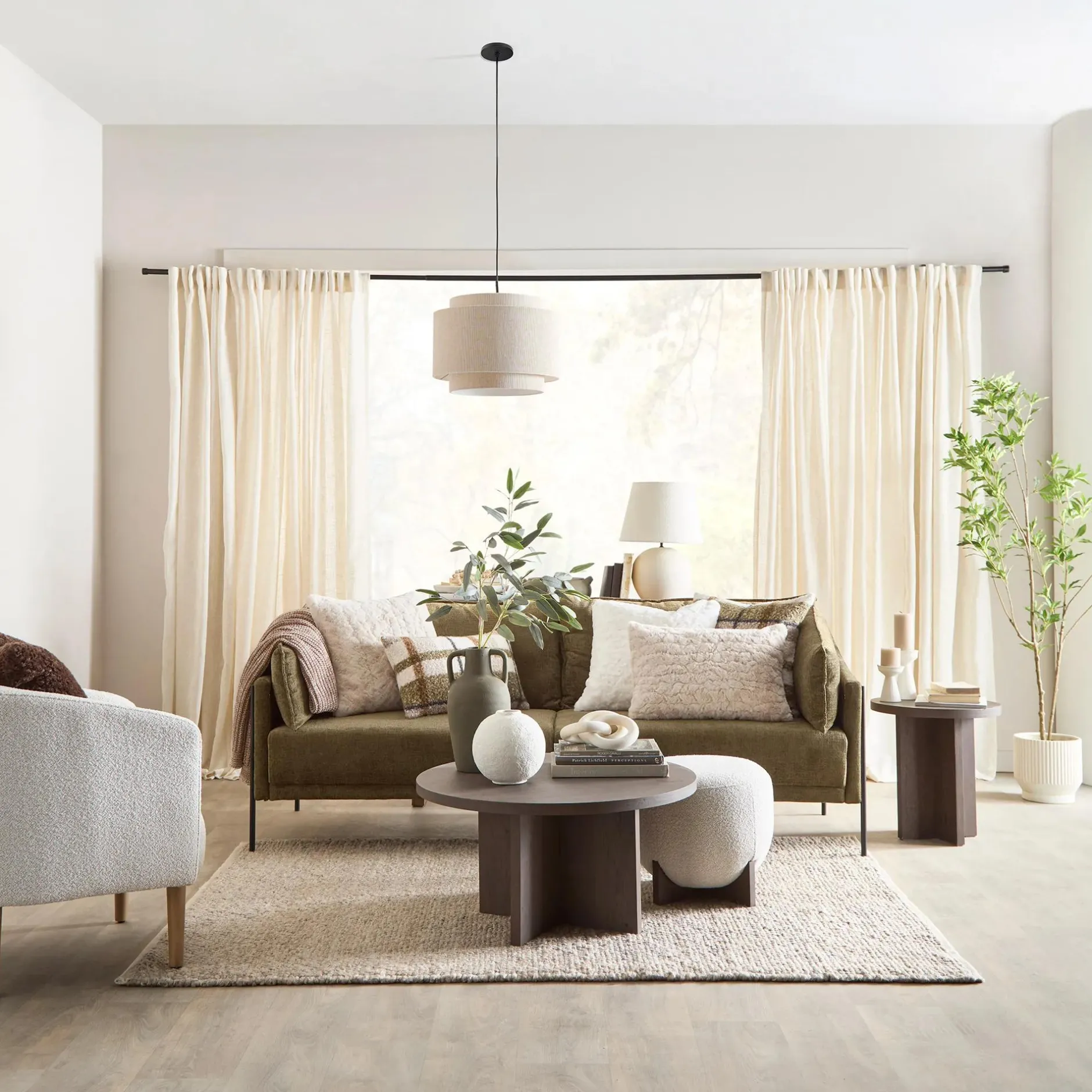 New 3 Seat Green Sofa Accent Chairs & Sofas|Accent Chairs