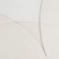 Abstract Tone-on-Tone Circles Framed Art Mixed Media Art