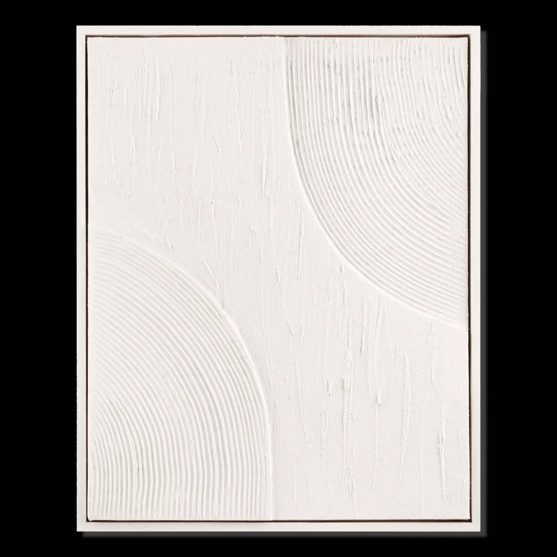 Outlet Abstract Tone-on-Tone Textured Framed Art Oil Paintings