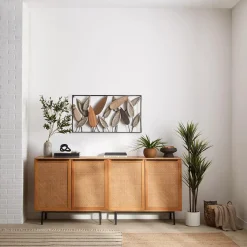 Sale Artificial Exotic Floor Plant in White Pot Branches|Artificial Flowers