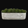 Clearance Artificial Moss in Cement Pot Artificial Plants