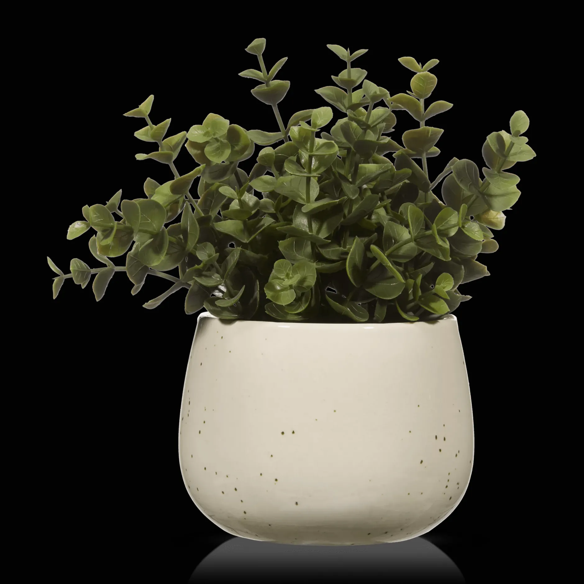 Hot Artificial Plant in Beige Speckled Pot Artificial Plants