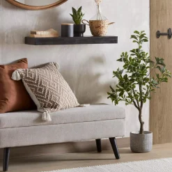 Hot Artificial Plant in Black Matte Ceramic Pot Artificial Plants