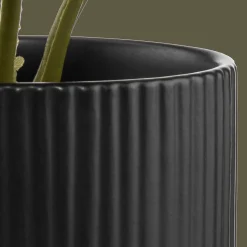 Best Artificial Plant in Striped Ceramic Pot Artificial Plants