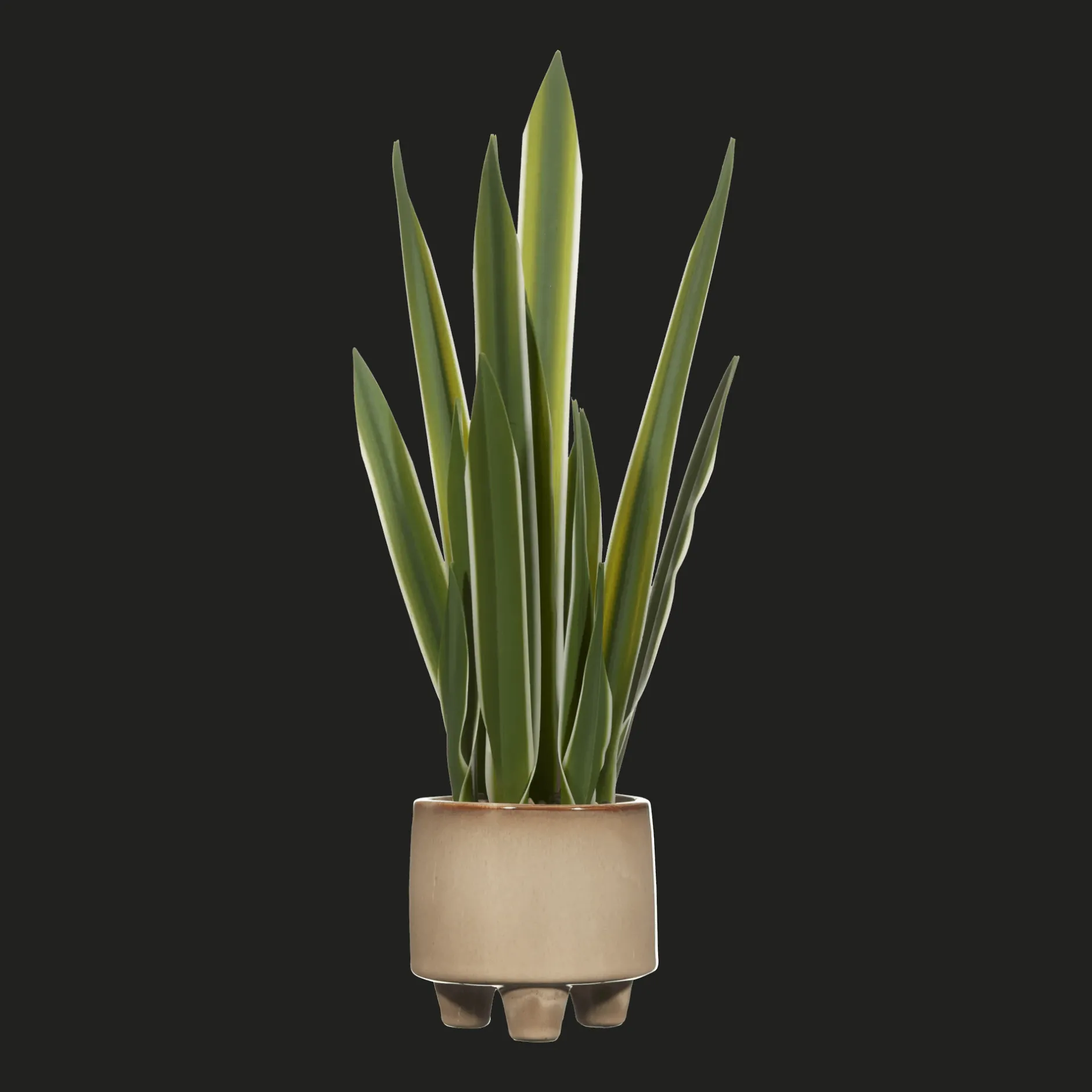 Clearance Artificial Yucca Leaf in Ceramic Pot Artificial Plants