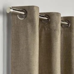 Hot Beige Darja Blackout Curtain Sheer Curtains & Window Sheer Panels|Blackout Window Curtains