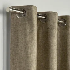 Hot Beige Darja Blackout Curtain Sheer Curtains & Window Sheer Panels|Blackout Window Curtains