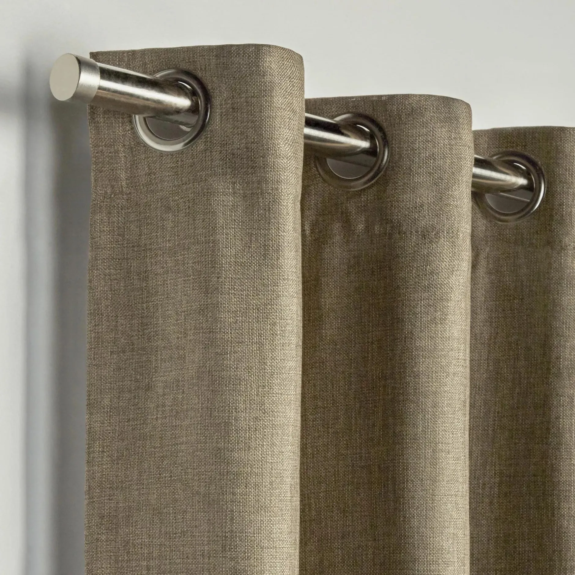 Hot Beige Darja Blackout Curtain Sheer Curtains & Window Sheer Panels|Blackout Window Curtains