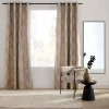 Beige Prato Panel Curtain Sheer Curtains & Window Sheer Panels|Room Darkening & Light Filtering Curtains