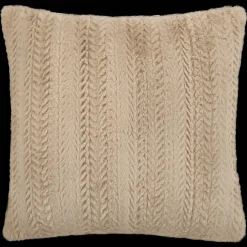 Clearance Beige Set of 2 Ellyn Decorative Pillow Decorative Throw Pillows