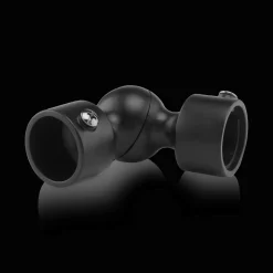 Outlet Black Adjustable Connecting Elbows Curtain Rod Set Accessories|Curtain Rods