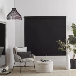 Sale Black Chita Cordless Blackout Roller Shade Window Blinds & Shades