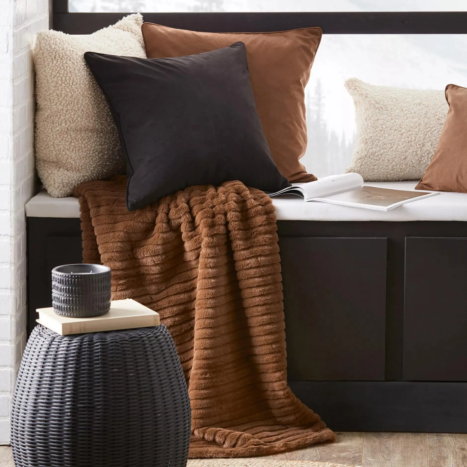 Sale Black Clifford Decorative Pillow Decorative Throw Pillows