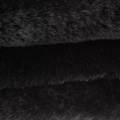 Clearance Black Cougar Faux Fur Throw Decorative Throws & Blankets
