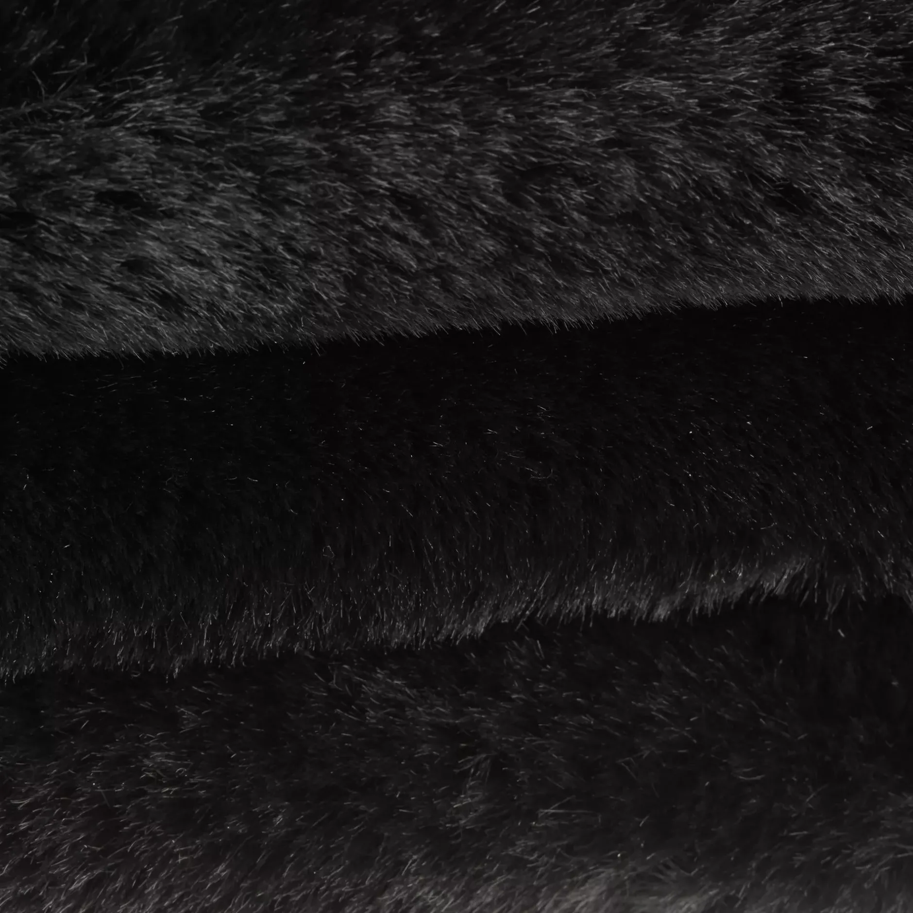 Clearance Black Cougar Faux Fur Throw Decorative Throws & Blankets