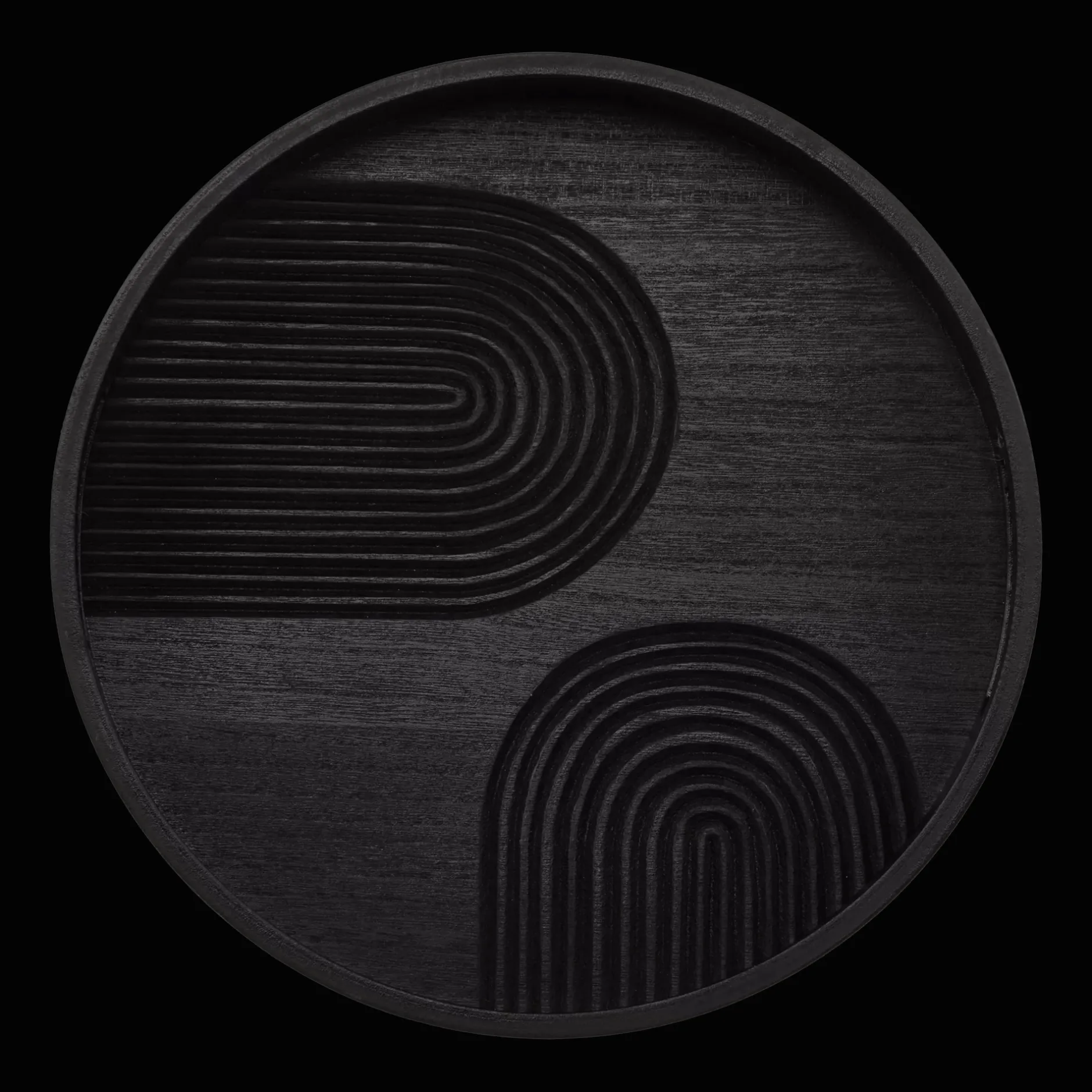 Discount Black Engraved Tray Home Decorative Items & Objects