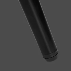 Discount Black Faux Leather and Black Metal Chair Furniture Accessories|Dining Chairs