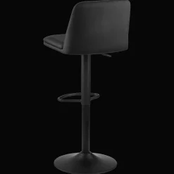 Sale Black Faux Leather and Metal Bar Stool Furniture Accessories|Bar & Counter Stools