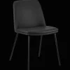 Clearance Black Faux Leather and Metal Dining Chair Furniture Accessories|Dining Chairs
