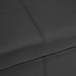 Hot Black Faux Leather Storage Bench Entryway Benches Ottomans And Poufs|Ottomans & Benches