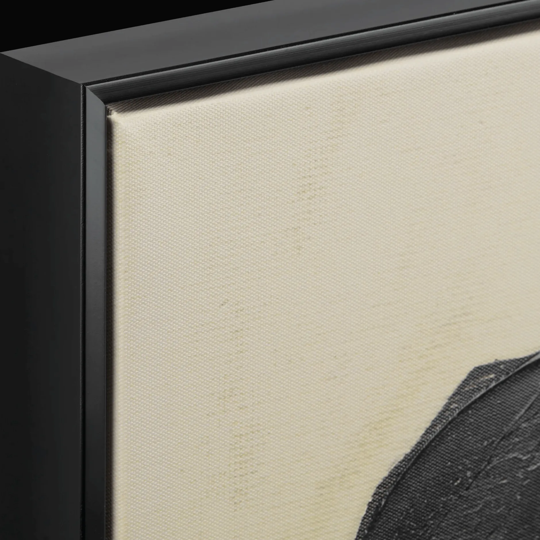 Sale Black Leaf in a Vase Framed Art Oil Paintings