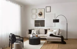 New Black Logan Faux Fur Throw Decorative Throws & Blankets