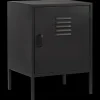 Hot Black Metal Locker Side Table Junior Bedroom Furniture
