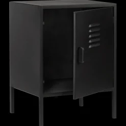 Hot Black Metal Locker Side Table Junior Bedroom Furniture