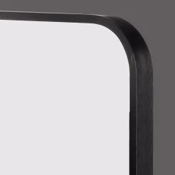 Outlet Black Mirror with Rounded Corners Mirrors