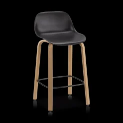 Best Black Plastic and Wood Metal Veneer Counter Stool Furniture Accessories|Bar & Counter Stools