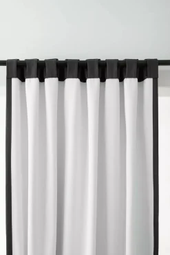 Sale Black Taha Rod Pocket Back Tab Blackout Curtain Sheer Curtains & Window Sheer Panels|Blackout Window Curtains