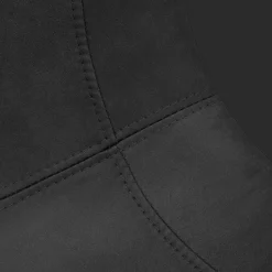 Hot Black Textured Faux Leather and Metal Dining Chair Furniture Accessories|Dining Chairs