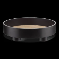 Discount Black Tray & Natural Tray On Stand Home Decorative Items & Objects