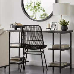 Discount Black Tray & Natural Tray On Stand Home Decorative Items & Objects