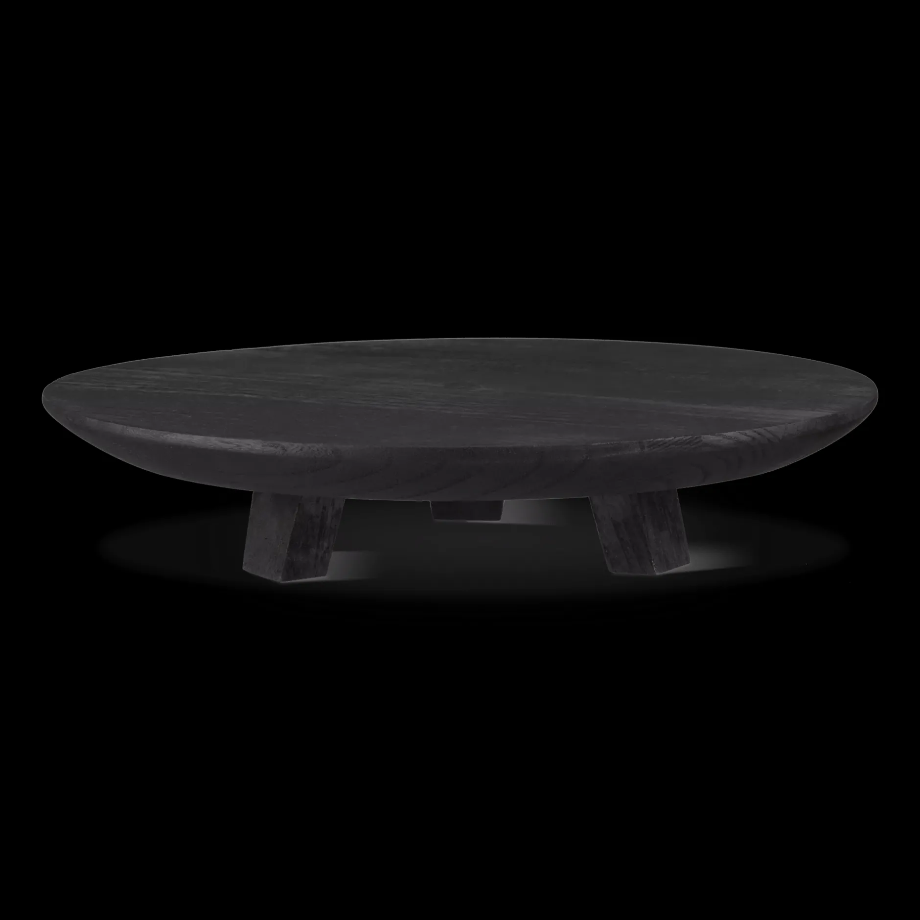 Discount Black Wood Raised Tray Home Decorative Items & Objects