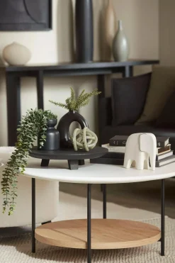 Discount Black Wood Raised Tray Home Decorative Items & Objects