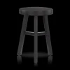 Discount Black Wood Stool Bathroom Furniture