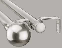 Discount Blackout Curtains Double Rod Set - Diameter 25/28 mm Curtain Rods