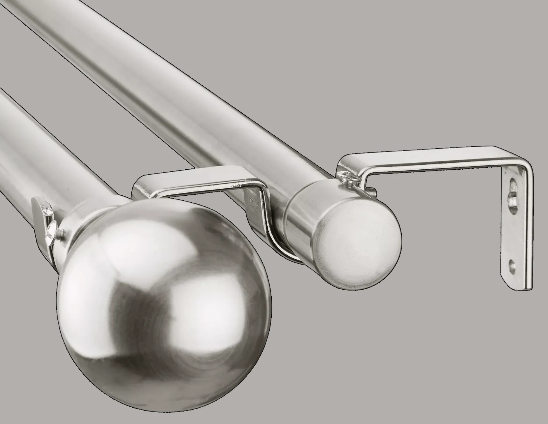 Discount Blackout Curtains Double Rod Set - Diameter 25/28 mm Curtain Rods