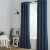 Hot Blue Chita Blackout Curtain Sheer Curtains & Window Sheer Panels|Blackout Window Curtains