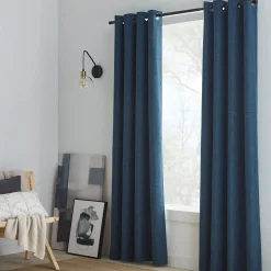 Hot Blue Chita Blackout Curtain Sheer Curtains & Window Sheer Panels|Blackout Window Curtains