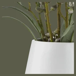 Discount Blue Flowers in Ceramic Pot Artificial Plants