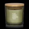 Discount Green Tea Candle with Wooden Lid Candles & Candle Stick Holders