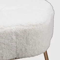 Hot Boucle Floral Stool Junior Bedroom Furniture