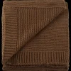 Hot Brown Lonny Woven Throw Decorative Throws & Blankets
