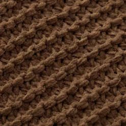 Hot Brown Lonny Woven Throw Decorative Throws & Blankets