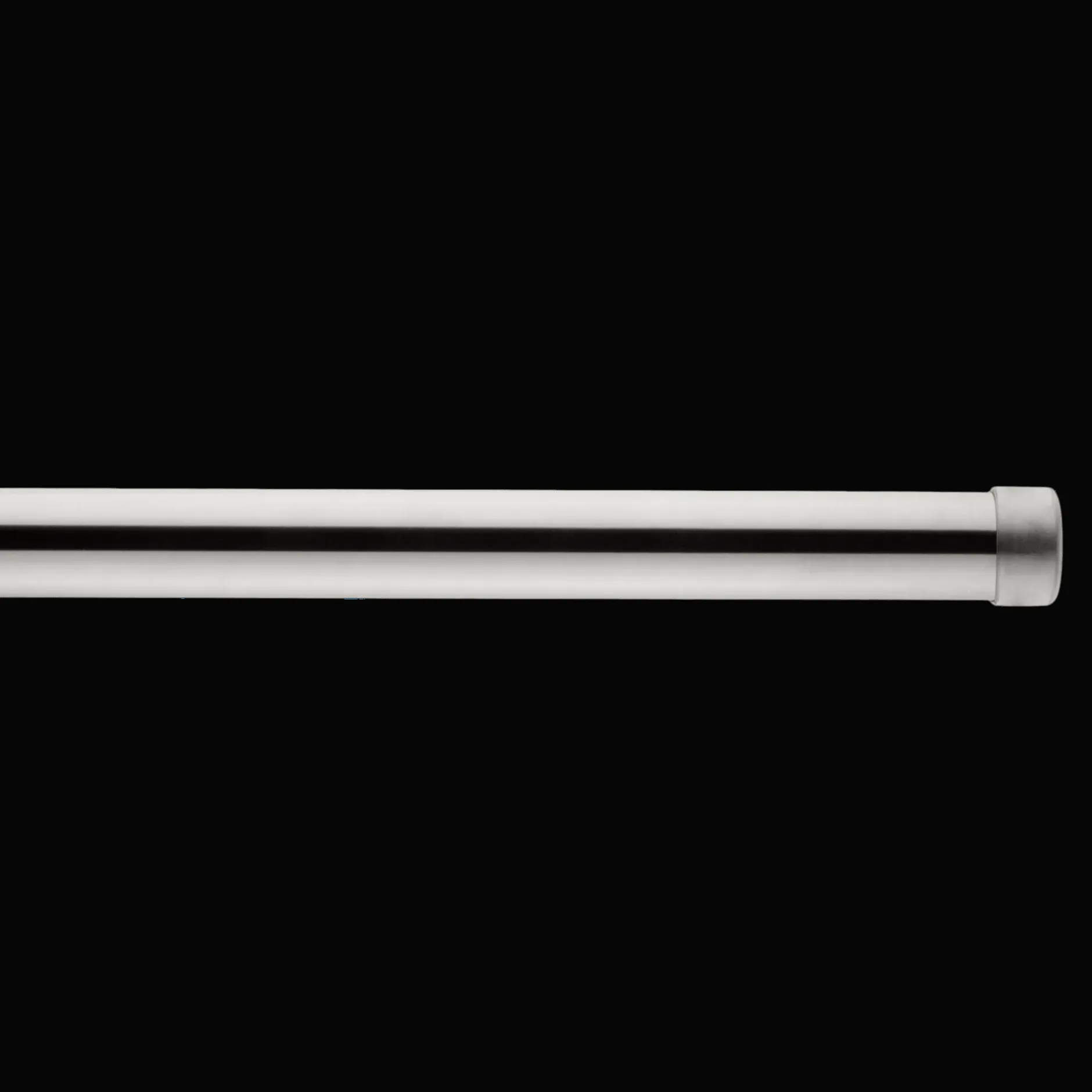 New Brushed Nickel Extension Rod Set - Diameter 25 mm Curtain Rods