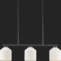 Clearance 3-Bulb Metal and Ceramic Ceiling Lamp Ceiling Lamps